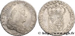 LOUIS XIV THE SUN KING Demi-écu de Flandre 1688 Lille