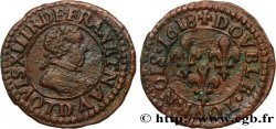 LOUIS XIII Double tournois, type 4 1618 Lyon