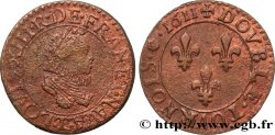 LOUIS XIII Double tournois, type 1 1611 Nantes