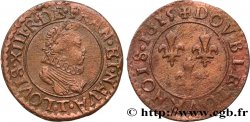 LOUIS XIII Double tournois, type 2 1615 Nantes