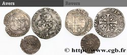 CHARLES VIII Lot de 3 monnaies n.d. Ateliers divers