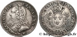 LOUIS XV DIT LE BIEN AIMÉ Cinquième d écu aux branches d olivier, buste habillé 1732 Nantes TTB+
