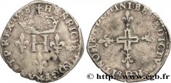 HENRI III Double sol parisis, 2e type 1578 Dijon