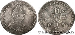 LOUIS XIV THE SUN KING Douzième d écu aux huit L, 2e type 1704 Nantes
