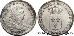 LOUIS XV  THE WELL-BELOVED  Tiers d écu de France 1722 Orléans XF/AU