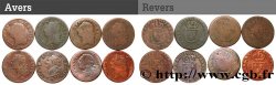 LOUIS XVI Sols dits à l écu , lot de 8 ex. n.d. Ateliers divers