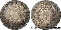 LOUIS XV THE WELL-BELOVED Écu dit “aux branches d olivier” 1728 La Rochelle