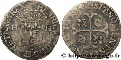 HENRI IV LE GRAND Douzain aux deux H, 2e type 1594 Saint-Lô