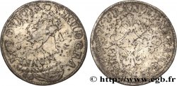 LOUIS XIV LE GRAND OU LE ROI SOLEIL Quatre sols aux deux L, frappe décalée et uniface n.d. Atelier indéterminé