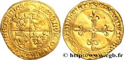 CHARLES VIII Écu d or au soleil du Dauphiné, 1er type n.d. Crémieu
