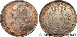 LOUIS XV DIT LE BIEN AIMÉ Demi-écu aux branches d olivier, buste habillé 1727 Amiens TTB+