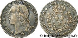 LOUIS XV THE WELL-BELOVED Dixième d écu dit au bandeau 1753 Grenoble