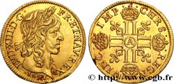 LOUIS XIII  Louis d or aux huit L (effigie de Jean Warin) 1641 Paris, Monnaie du Louvre MS
