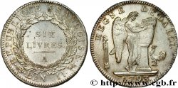 LA CONVENTION Six livres dit au génie 1793 Paris