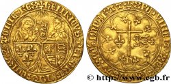 HENRY VI DE LANCASTRE - ROI DE FRANCE (1422-1453) - ROI D ANGLETERRE (1422-1461) et (1470-1471) Salut d or n.d. Saint-Lô