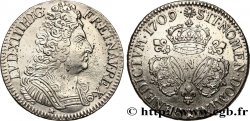 LOUIS XIV THE SUN KING Écu aux trois couronnes 1709 Montpellier