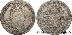 LOUIS XIV THE SUN KING Quart d écu aux trois couronnes 1709 Lyon