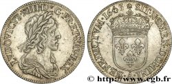LOUIS XIII LE JUSTE Quart d écu, buste drapé et cuirassé (2e buste de Jean Warin) 1643 Paris, Monnaie de Matignon
