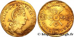 LOUIS XIV LE GRAND OU LE ROI SOLEIL Louis d or aux quatre L, fausse réformation s.d. Tours