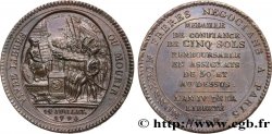 REVOLUTION COINAGE Monneron de 5 sols au serment (An IV), 2e type 1792 Birmingham, Soho