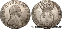 LOUIS XV DIT LE BIEN AIMÉ Écu dit  vertugadin  1716 Perpignan