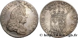 LOUIS XIV LE GRAND OU LE ROI SOLEIL Demi-écu de Flandre 1689 Lille