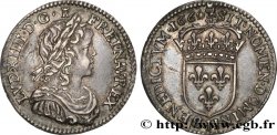 LOUIS XIV THE SUN KING Douzième d écu à la mèche longue 1660 Limoges