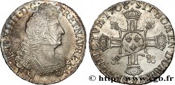 LOUIS XIV THE SUN KING Demi-écu aux huit L, 2e type 1708 Rennes