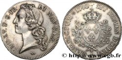 LOUIS XV  THE WELL-BELOVED  Écu aux branches d’olivier, tête ceinte d’un bandeau 1740 Paris AU