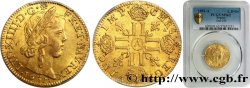 LOUIS XIV LE GRAND OU LE ROI SOLEIL Louis d’or aux huit L, portrait à la mèche longue 1651 Paris SUP
