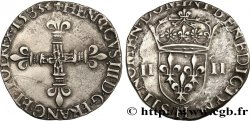 HENRI III Quart d écu, croix de face 1583 La Rochelle
