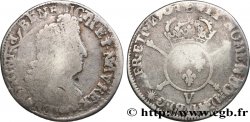 LOUIS XIV THE SUN KING Quart d écu aux insignes n.d. Troyes