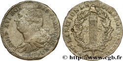 LOUIS XVI (MONARQUE CONSTITUTIONNEL) 2 sols dit au faisceau , type FRANÇOIS 1792 Orléans