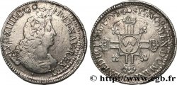 LOUIS XIV LE GRAND OU LE ROI SOLEIL Écu aux huit L, 2e type 1704 Aix-en-Provence