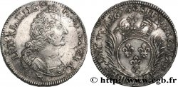 LOUIS XIV THE SUN KING Demi-écu aux insignes 1701 Rennes