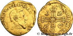 HENRY II Demi-henri d or, 1er type s.d. Rouen