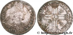 LOUIS XIV THE SUN KING Écu aux huit L, 1er type 1691 Paris