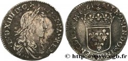 LOUIS XIV THE SUN KING Douzième d écu au buste juvénile, 1er type 1661 Saint-André de Villeneuve-lès-Avignon
