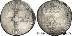 HENRI III Quart d écu, croix de face 1583 La Rochelle