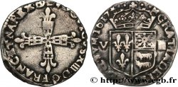 LOUIS XIII Huitième d écu de Béarn 1617 Morlaàs