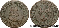 HENRI IV LE GRAND Double tournois, 2e type de Paris (légende française) 1603 Paris, Moulin des Étuves