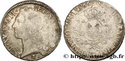 LOUIS XV DIT LE BIEN AIMÉ Écu aux branches d’olivier, tête ceinte d’un bandeau 1766 Pau TB