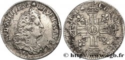 LOUIS XIV THE SUN KING Douzième d écu aux huit L, 1er type de Lille 1691 Lille