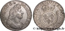 LOUIS XIV  THE SUN KING  Écu aux palmes 1693 Bordeaux XF/AU