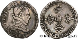 HENRI III Franc au col plat 1575 Paris
