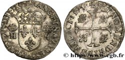 HENRI IV LE GRAND Douzain aux deux H couronnées, 3e type 1594 Clermont-Ferrand
