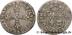 HENRY IV Quart d écu de Béarn 1603 Pau