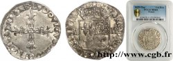LOUIS XIII LE JUSTE Quart d écu de Béarn 1629 Morlaàs