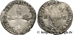 HENRY III Quart d écu, croix de face 1579 Nantes