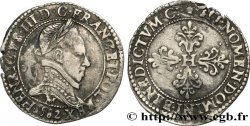 HENRY III Demi-franc au col plat 1582 Toulouse